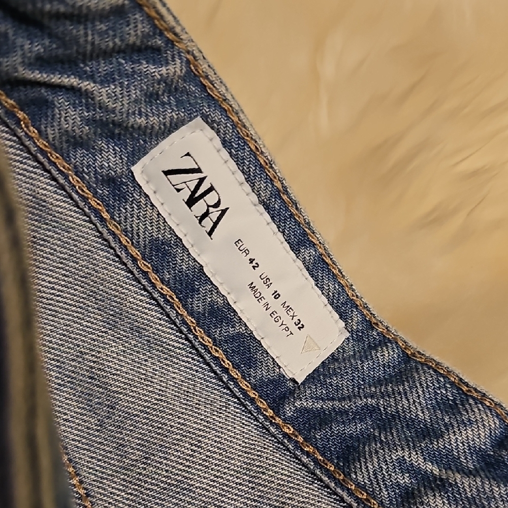 Zara Blue Denim Jeans - Picture 7 of 14